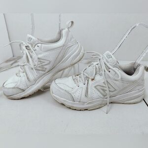 New Balance Men's 608 Running Training Shoes Sneakers, White, Sz 8
